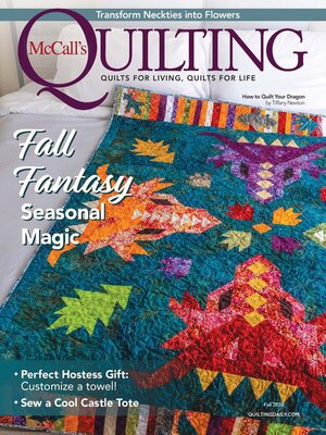 cover image of McCall's Quilting